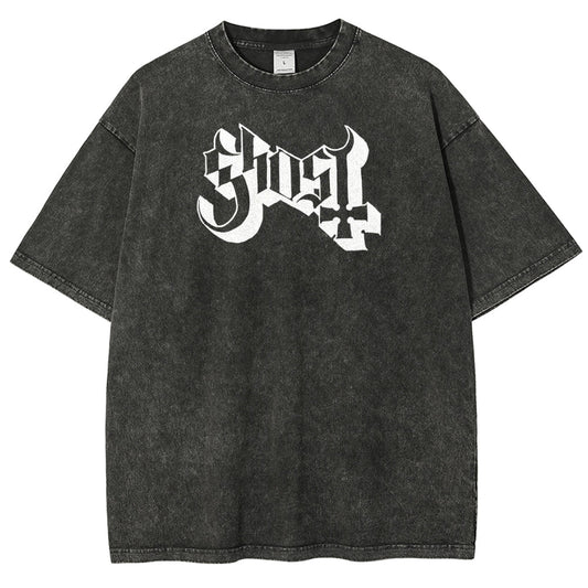 Ghost Unisex Fit Washed T-Shirt 2506012840