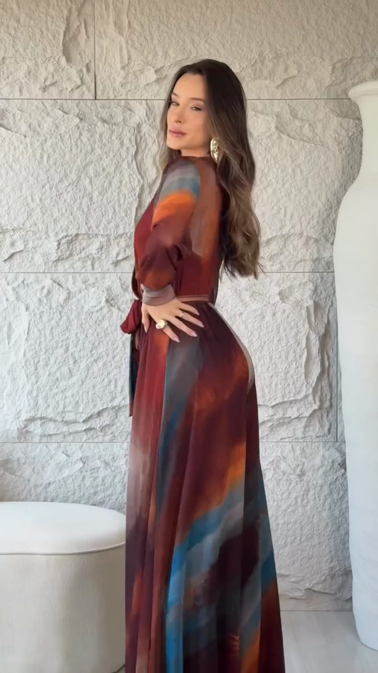 Color - Blocked Wrap - Style Jumpsuit