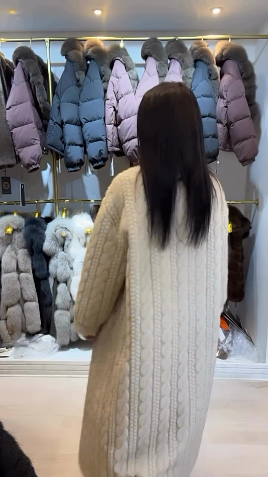 Faux Fur Long Coat