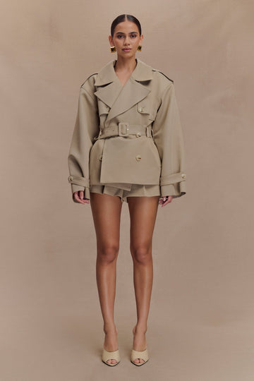 Oversized Belted Trench Coat