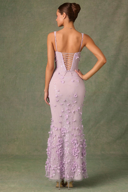 Floral - Embellished Mermaid Gown