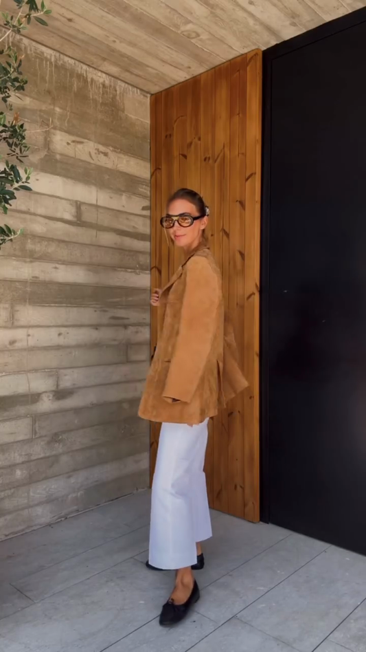 Tan Suede Blazer